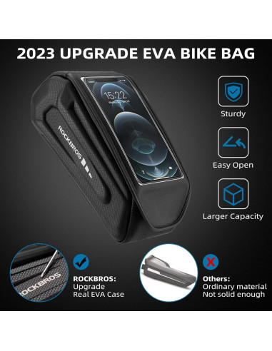 Bolsa para Bicicleta ROCKBROS B68/USA Impermeable 1.7L