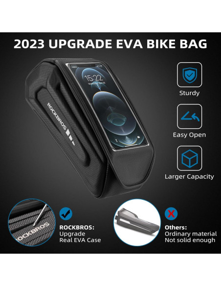 Bolsa para Bicicleta ROCKBROS B68/USA Impermeable 1.7L