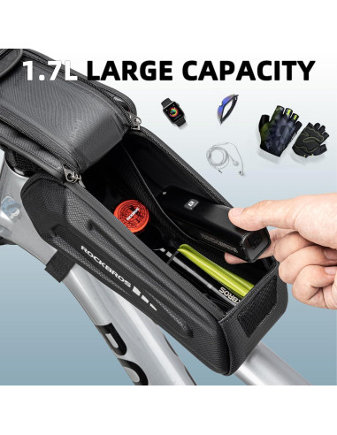 Bolsa para Bicicleta ROCKBROS B68/USA Impermeable 1.7L