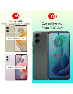 Reemplazo Pantalla LCD Incell Motorola Moto G 5G 2024 Negro 2