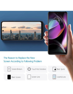 Reemplazo Pantalla Táctil LCD YWLRONG para Motorola Moto G 5G 2022 2