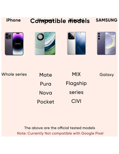 Pantalla Monitor Selfie COKAIYI Rosa 4K 30fps Inalámbrica