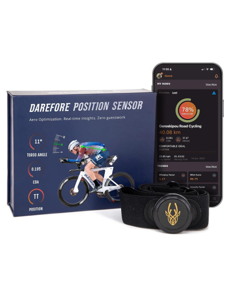 Sensor de Posición Darefore DCSS1 para Ciclismo y Triatlón