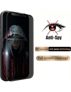 3 Protectores de Pantalla Privados Vidrio Templado Infinix Zero 40 4G 2