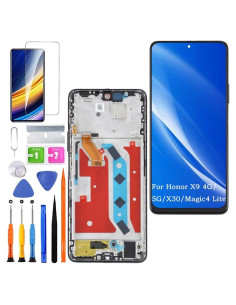 Pantalla LCD Reemplazo Honor X9 4G/5G Negro con Marco