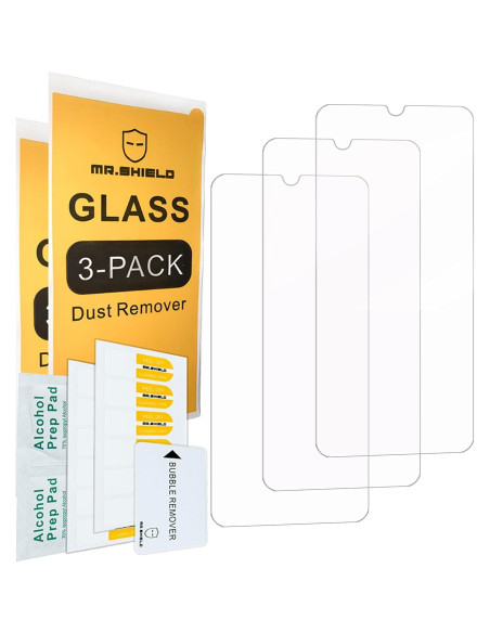 Mr.Shield Protector de Pantalla Vidrio Templado Honor X6a 3 PCS