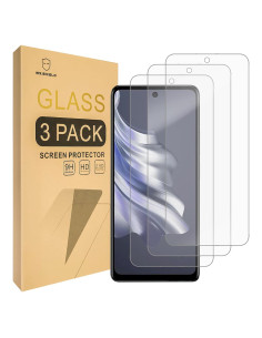 Protector de Pantalla Mr.Shield para Tecno Spark 20 Pro - 3 Pack Vidrio Templado 9H