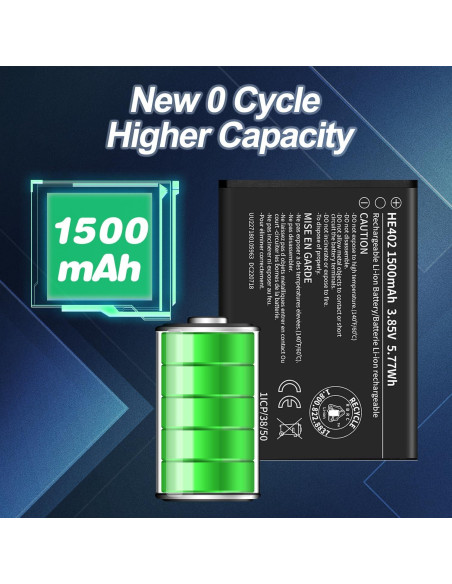 Batería de Reemplazo HE402 para AT&T Cingular Flex 1500mAh