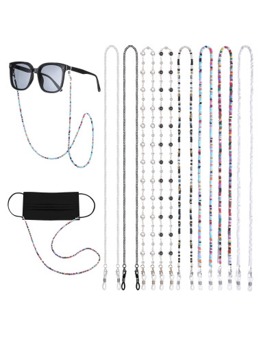 Cadena para Gafas Frienda 8 Piezas Elegante y Versátil