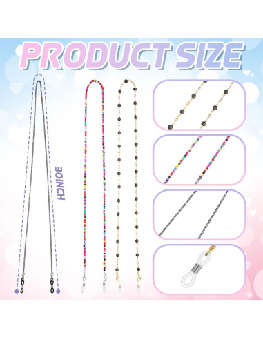 Cadena para Gafas Frienda 8 Piezas Elegante y Versátil