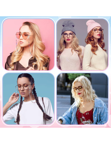 Cadena para Gafas Frienda 8 Piezas Elegante y Versátil