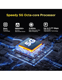DOOGEE S200 Teléfono Resistente 5G 256GB/32GB AMOLED 6.72" 2