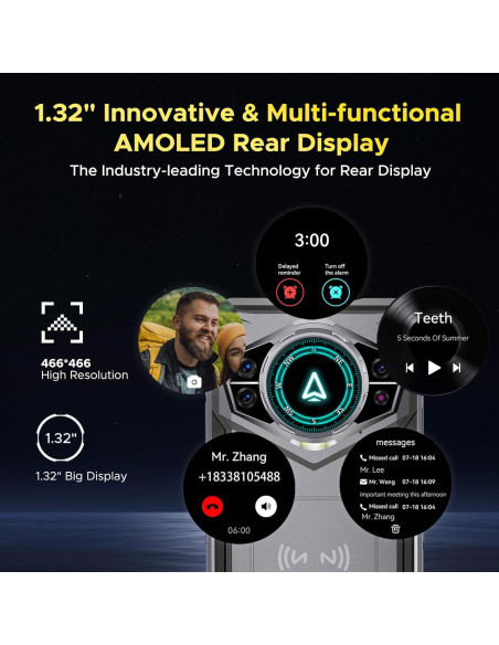 DOOGEE S200 Teléfono Resistente 5G 256GB/32GB AMOLED 6.72"