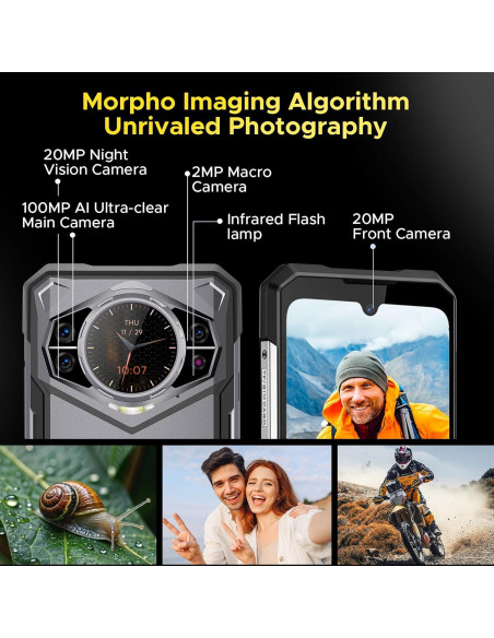 DOOGEE S200 Teléfono Resistente 5G 256GB/32GB AMOLED 6.72"