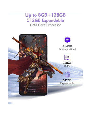 Ulefone Note 21 Teléfono Celular 8GB RAM 128GB Negro