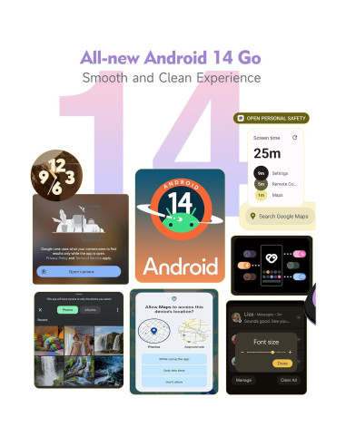 Ulefone Note 21 Teléfono Celular 8GB RAM 128GB Negro