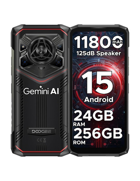 DOOGEE Blade 20 Pro Smartphone Resistente 24GB RAM 256GB Negro