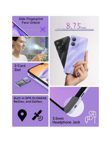 Ulefone Note 21 Teléfono Celular 8GB RAM 128GB Negro