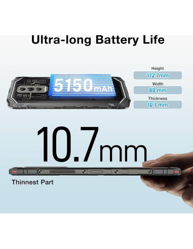 DOOGEE Blade 10 Ultra Smartphone Rugerizado 32GB RAM 256GB ROM