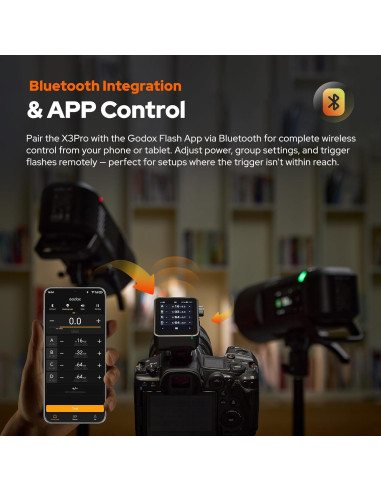 Disparador de Flash Inalámbrico Godox X3 Pro para Sony