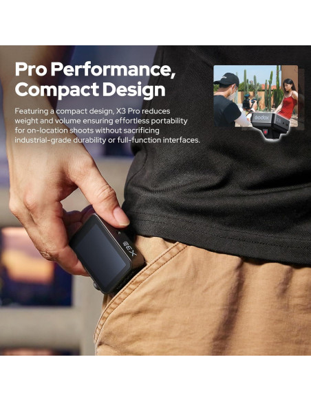 Disparador de Flash Inalámbrico Godox X3 Pro para Sony