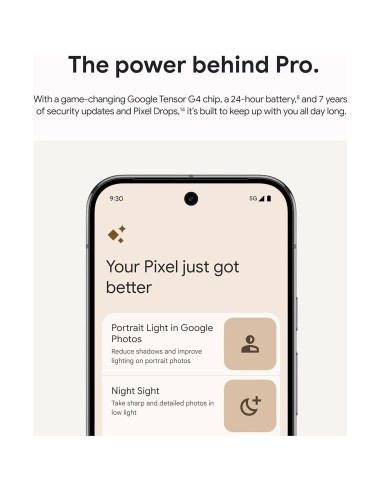 Google Pixel 9 Pro XL - Teléfono Android 256GB Cuarzo Rosa