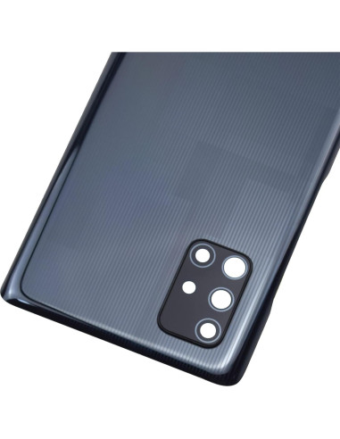 Cubierta Trasera de Plástico Negro Prism Bricks para Samsung Galaxy A71 5G UW