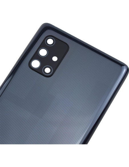 Cubierta Trasera de Plástico Negro Prism Bricks para Samsung Galaxy A71 5G UW