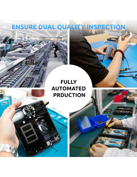 Cristal Trasero para Huawei Mate 20 Eonpam Negro + Kit Herramientas