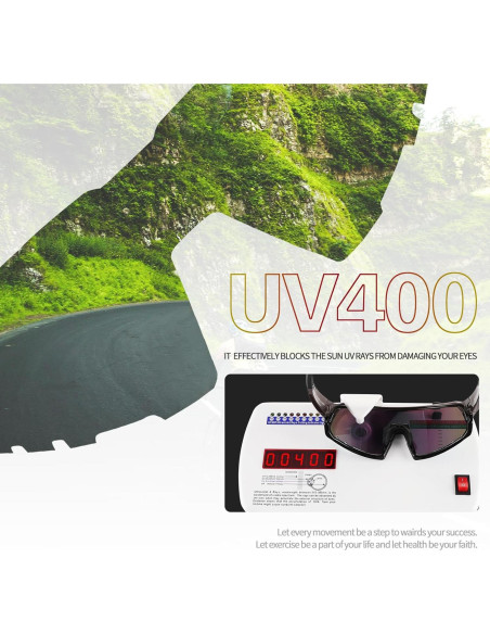 Gafas Deportivas OULAIQI UV400 para Ciclismo y Más
