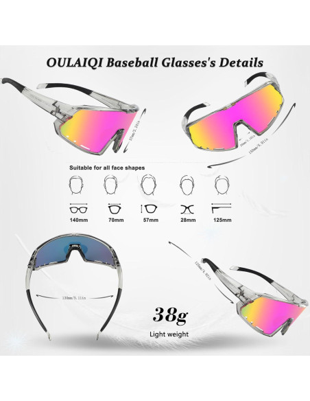 Gafas Deportivas OULAIQI UV400 para Ciclismo y Más