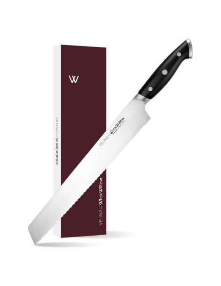 Cuchillo de Pan WICKWILLOW 25.4 cm Acero Alemán Ultra Afilado