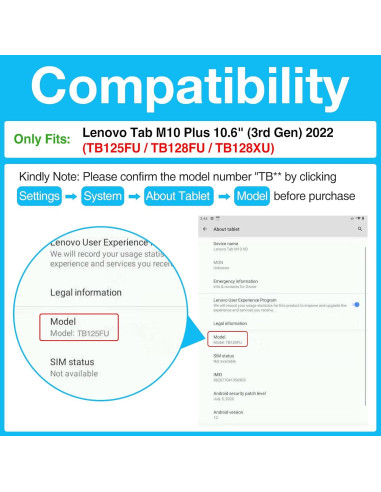 Protector de Pantalla ProCase para Lenovo Tab M10 Plus 10.6"