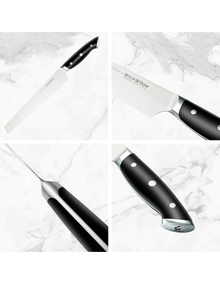 Cuchillo de Pan WICKWILLOW 25.4 cm Acero Alemán Ultra Afilado