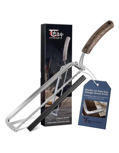 Cuchillo de Pan SYOKAMI 27.18 cm Acero Inoxidable Serrado