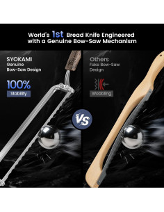 Cuchillo de Pan SYOKAMI 27.18 cm Acero Inoxidable Serrado 2