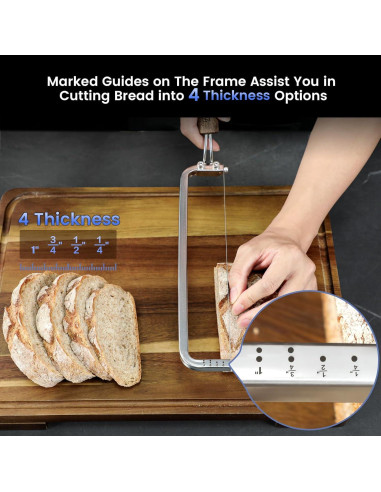 Cuchillo de Pan SYOKAMI 27.18 cm Acero Inoxidable Serrado