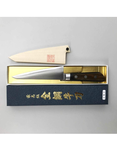 Cuchillo de Chef Japonés Yoshihiro HGB Sabaki 15cm Acero SK-4