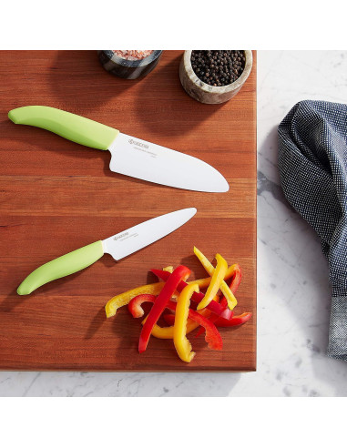Conjunto de cuchillos de cerámica KYOCERA Revolution 2 piezas