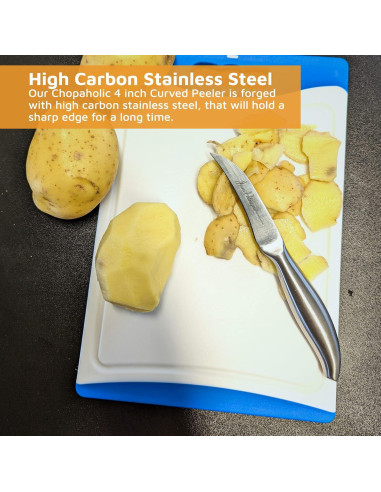 Cuchillo de Pelar Curvado Jean-Patrique 10 cm Acero Inoxidable