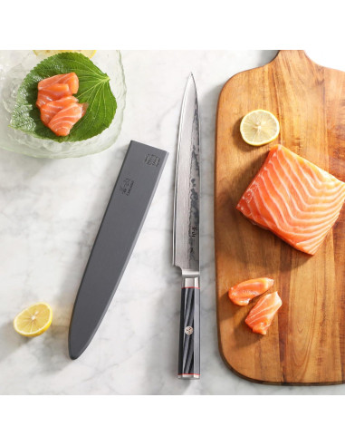 Cuchillo Sashimi Cangshan YARI 25.4 cm Acero Damasco X-7