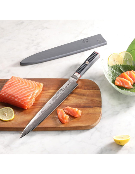 Cuchillo Sashimi Cangshan YARI 25.4 cm Acero Damasco X-7