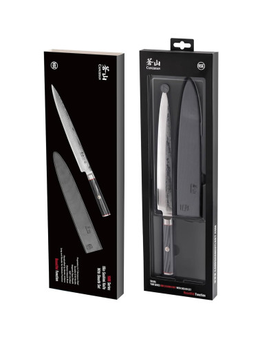 Cuchillo Sashimi Cangshan YARI 25.4 cm Acero Damasco X-7