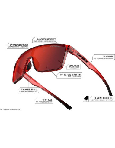 Gafas de sol Tifosi Sanctum, polarizadas, para deportes