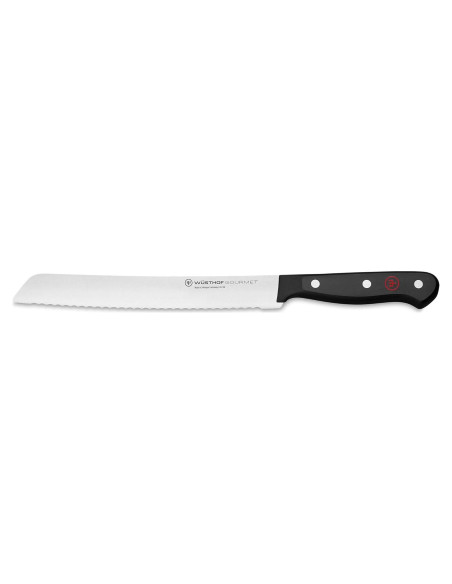 Cuchillo de Pan Wüsthof Gourmet 20.32 cm Serrado Negro
