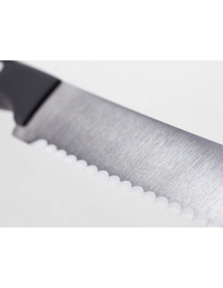 Cuchillo de Pan Wüsthof Gourmet 20.32 cm Serrado Negro
