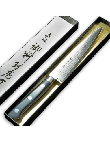 Cuchillo de Utilidad Tojiro DP Damasco 15.24 cm Acero Inoxidable