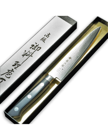 Cuchillo de Utilidad Tojiro DP Damasco 15.24 cm Acero Inoxidable