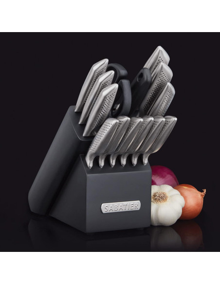 Juego de Cuchillos de Cocina Sabatier 15 Piezas Acero Inoxidable