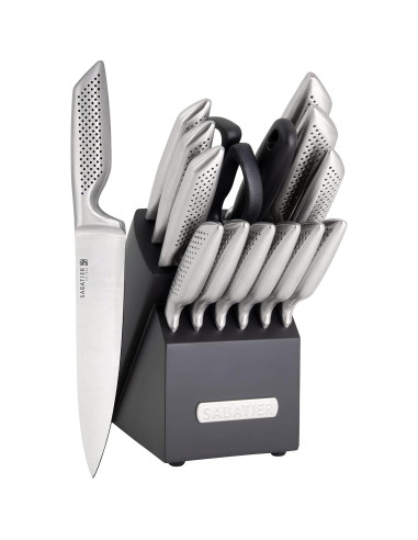 Juego de Cuchillos de Cocina Sabatier 15 Piezas Acero Inoxidable